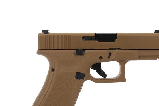 The Glock G19x for sale features an ambidextrous slide release and stop